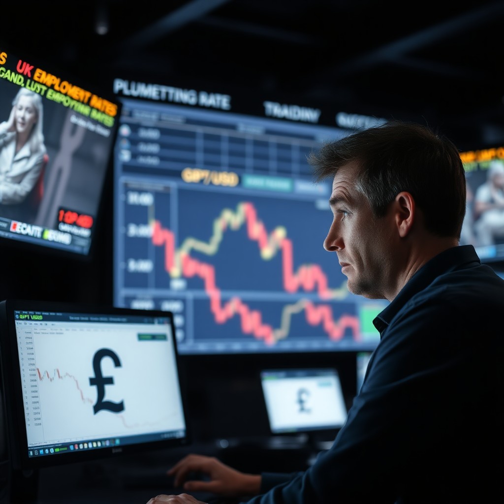 Libra Esterlina Recua com Disparada dos Rendimentos dos EUA e Fragilidade do Mercado de Trabalho Britânico