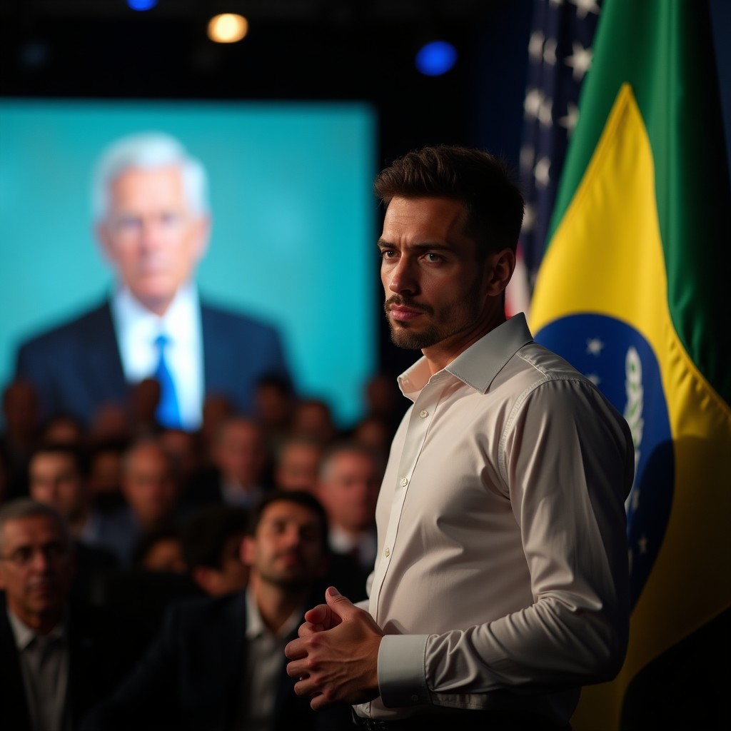 Quaest: 47% concordam que Flávio pediu a Trump tarifaço contra o Brasil