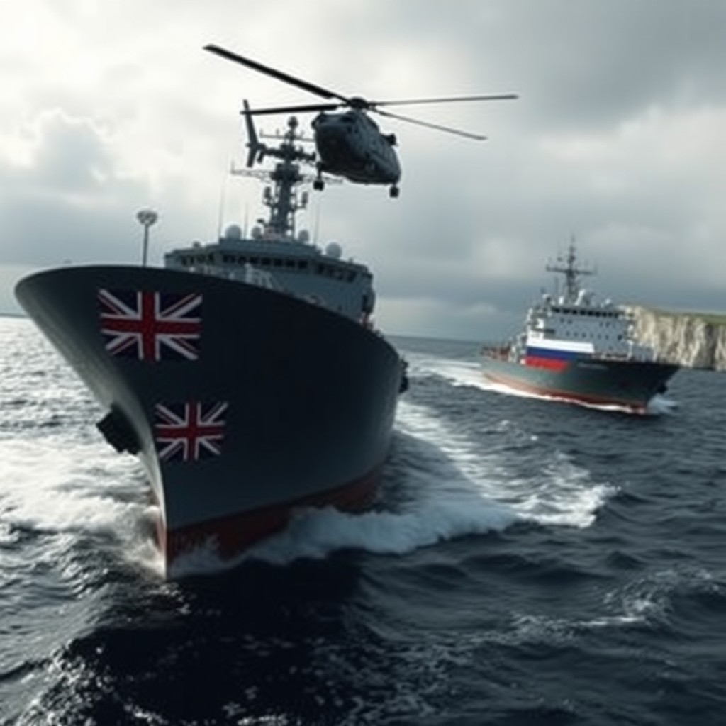 British Forces Intercept Russian Shadow Fleet Tanker in English Channel