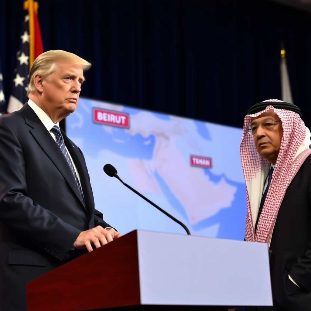 Trump critica ataque de Israel a Beirut e diz que acordo com Irã está próximo