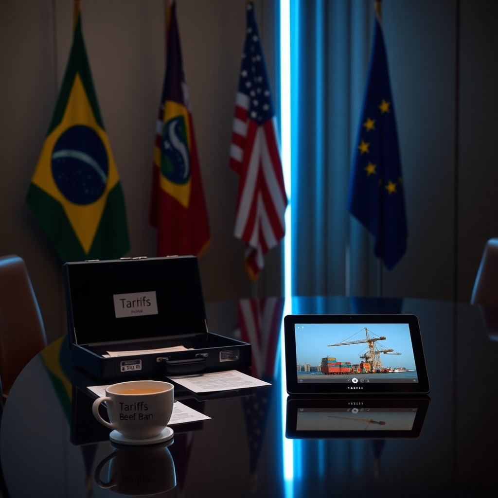 Lula no G7 gera expectativa por tarifa dos EUA e veto à carne pela UE