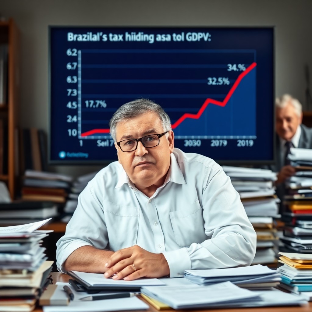 Brasil atinge maior carga tributária da história em 2025