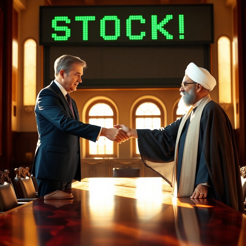 Stocks Surge and Oil Prices Tumble After Trump Announces Deal With Iran