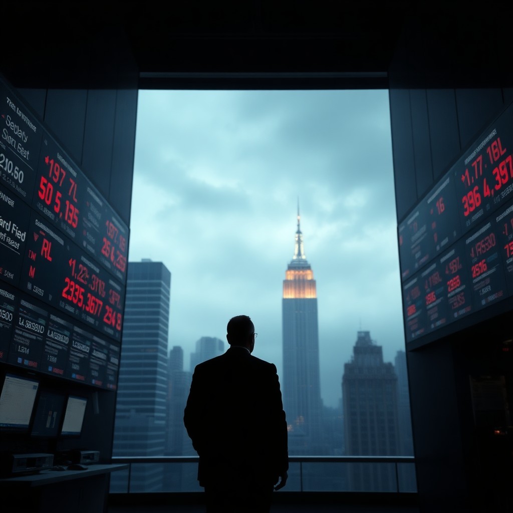 Wall Street registra nova queda com disparada dos Treasuries e cautela antes da ata do Fomc