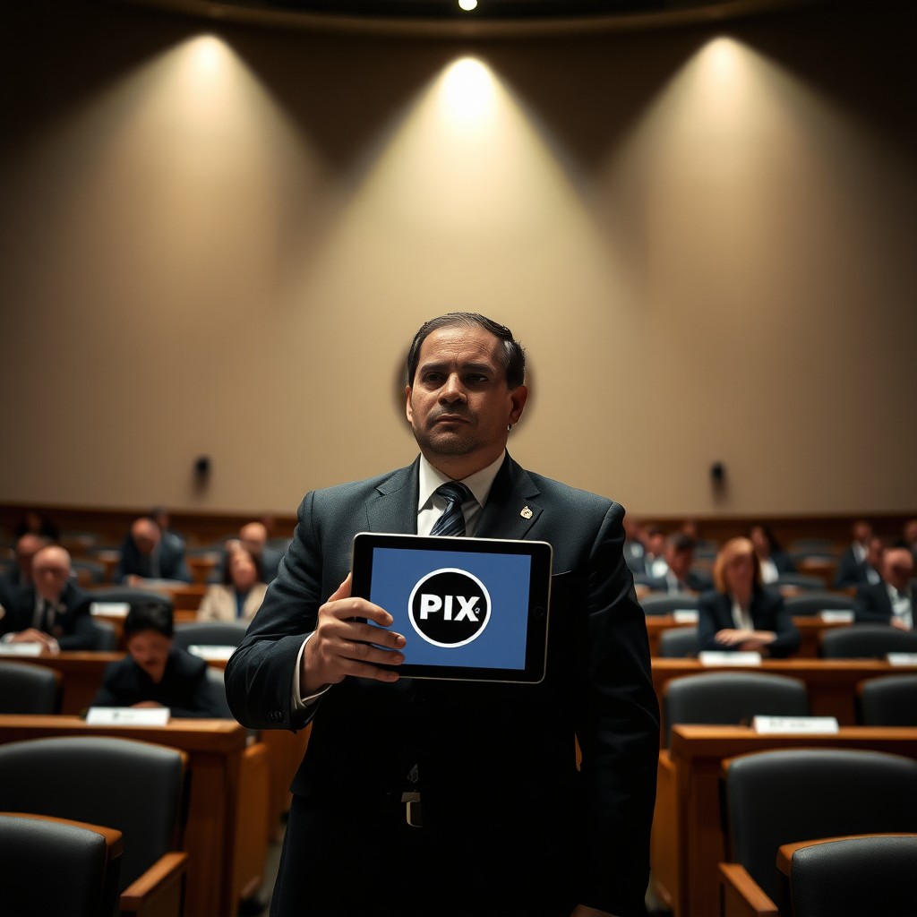Um brasileiro na audiência do tarifaço: professor da FGV cobra debate técnico e defende o PIX
