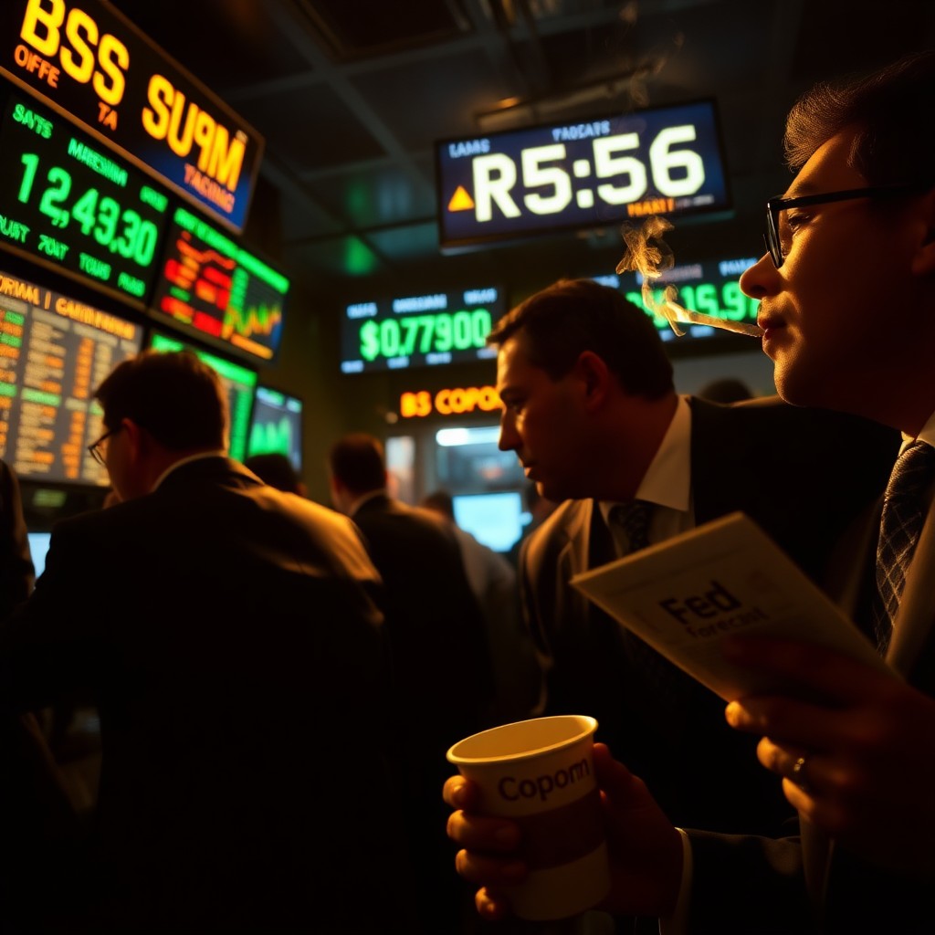 Superquarta" move mercados: dólar cai a R$ 5,06 e Ibovespa avança 0,88% com foco em Fed e Copom