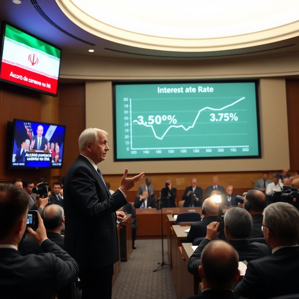 Fed mantém juros em 3,50%–3,75% na estreia de Warsh; quarta manutenção seguida aprovada por unanimidade