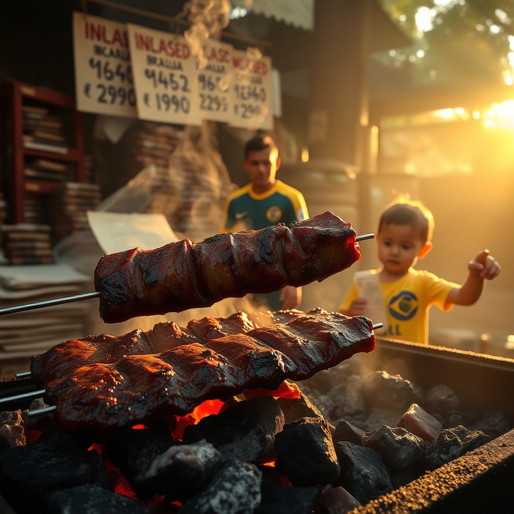 Churrasco da Copa mais caro