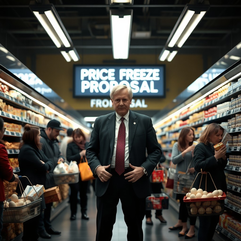 Reino Unido pressiona supermercados por congelamento voluntário de preços em alimentos essenciais