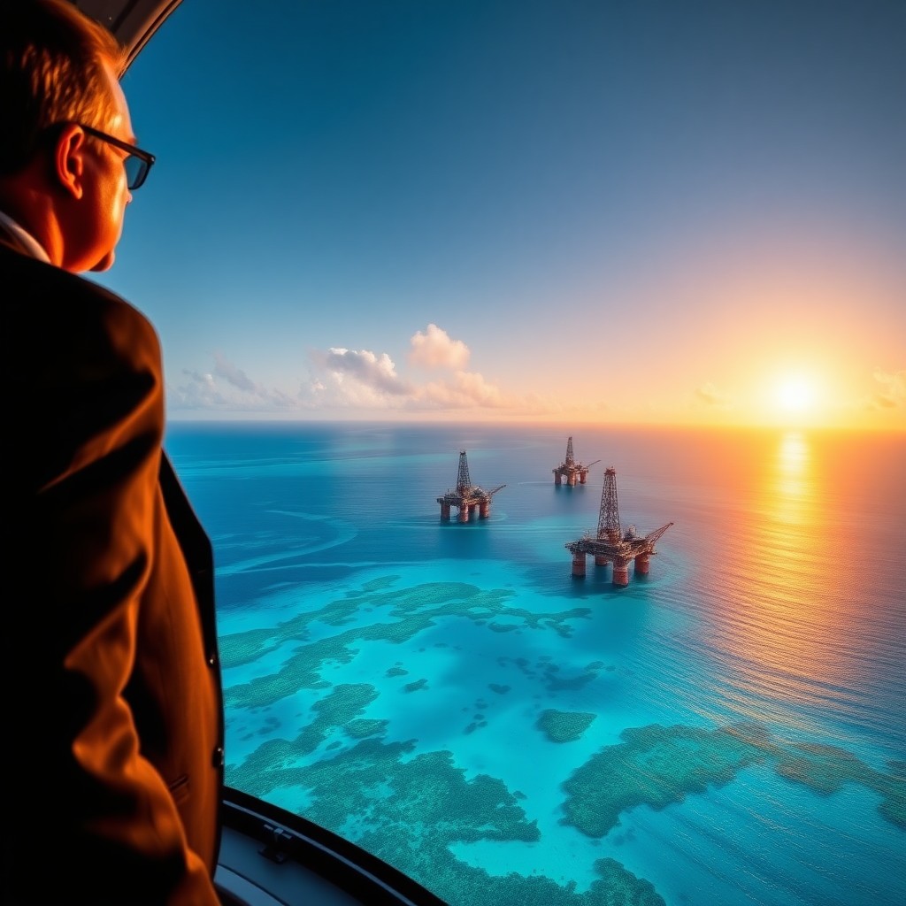 Malásia Risco aos Recifes de Coral para Petróleo Offshore