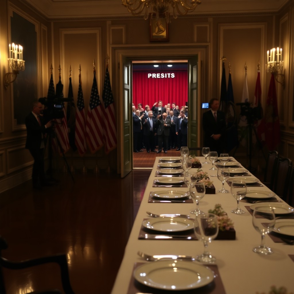 Trump conduz jornalistas por obra do salão de festas na Casa Branca enquanto Congresso rejeita conta de US$ 1 bilhão