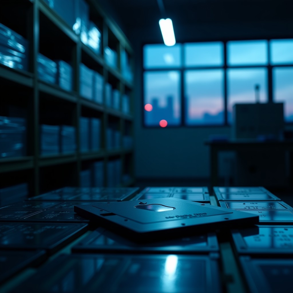 Apple negocia chips chineses em meio a escassez global de memória