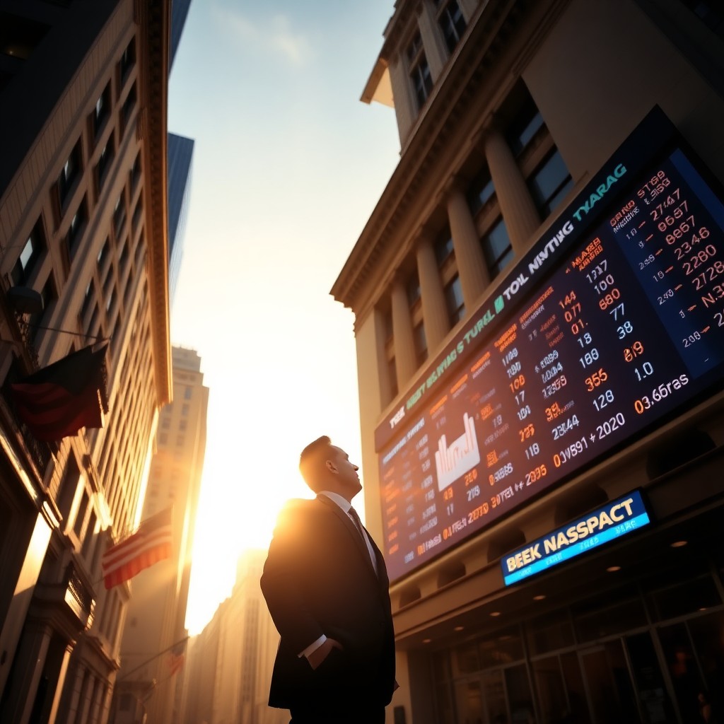 Bolsas americanas se encaminham para abertura em alta com NASDAQ subindo 200 pontos