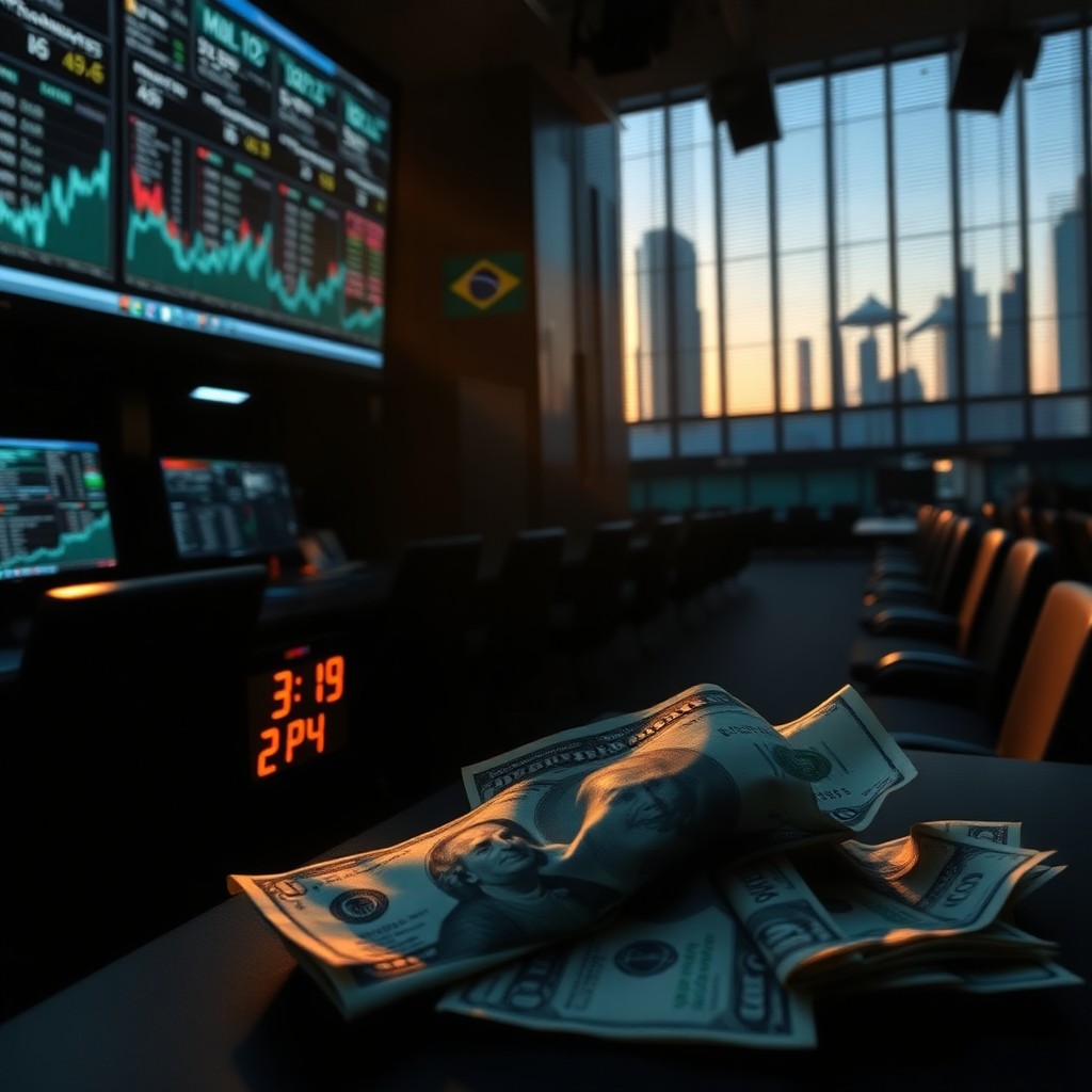 Mercado repercute "Flávio Day 2.0" e humor de Trump; Ibovespa em dólar recua nesta terça (19)