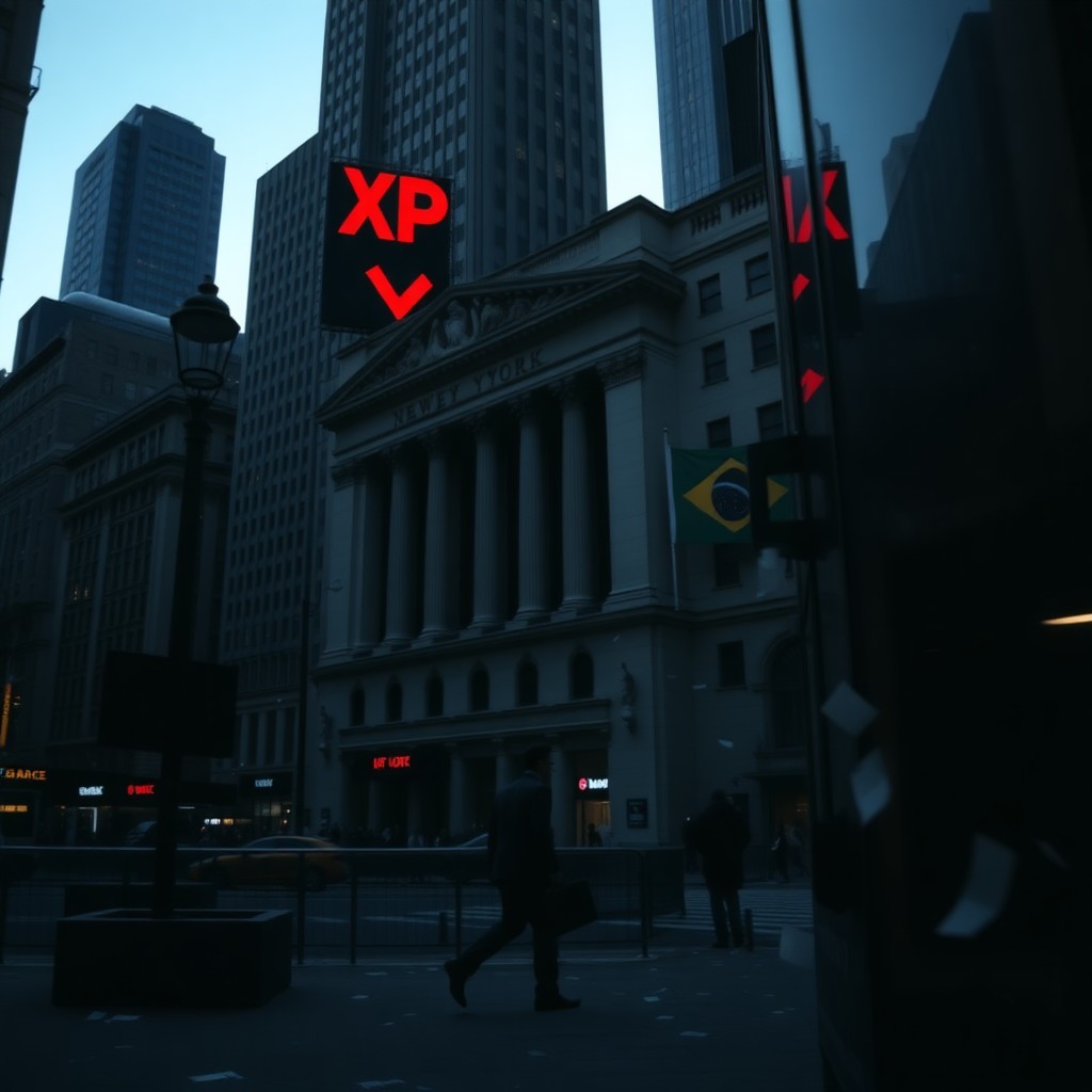 Ações da XP tombam mais de 5% no pré-market de Nova York após piora nos resultados do 1º trimestre