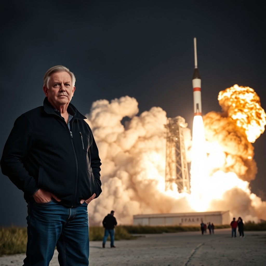 Foguete New Glenn da Blue Origin explode em plataforma de lançamento na Flórida