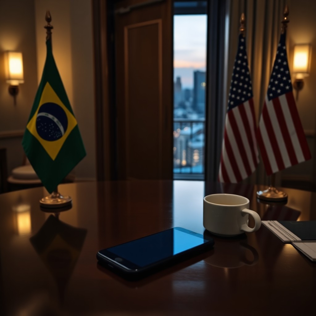Recebido como Lula: bastidores da articulação Flávio-Trump